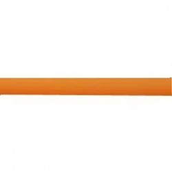 Fil rond PVC creux 5 mm Orange opaline