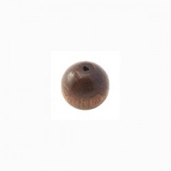 Perle en bois 8mm Brun Foncé