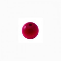 Perle en bois 8mm Rose Fuchsia
