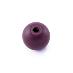 Perle en bois 8mm mauve