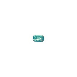 Cabochon rectangulaire bleu...