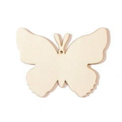 Papillon en bois +-60mm