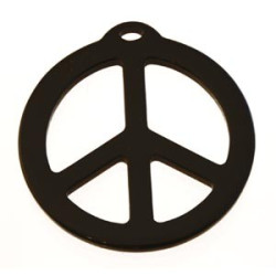 pendentif peace résine 40mm...