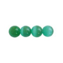 perle oeil de chat 4mm vert foncé