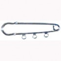 Epingle kilt 3 anneaux 75mm