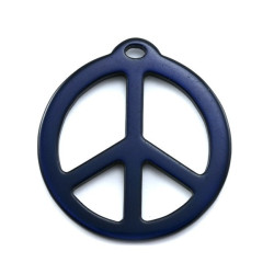 pendentif peace résine 40mm...