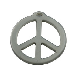 pendentif peace résine 40mm...