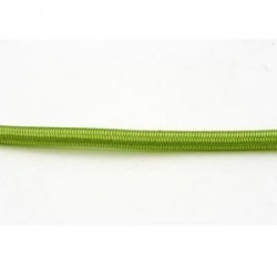 Cordon élastique 3mm vert vif /10 cm