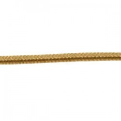 Cordon élastique 3mm beige foncé /10 cm