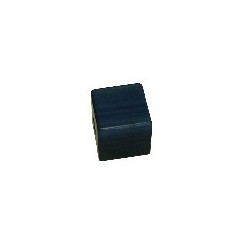 perle oeil de chat cube 4mm bleu marine