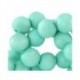 Perle en bois 12mm turquoise clair