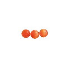 perle oeil de chat 4mm orange clair