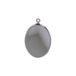 Pendentif Plateau Oval 22x30mm