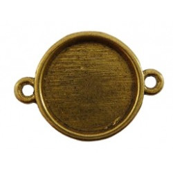 Pendentif Plateau Rond 19x25mm