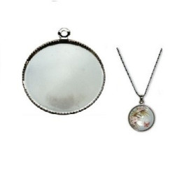 Pendentif Plateau Rond 16mm