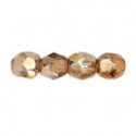 Perles Bohème 1/2 Doré 4mm 9gr(+/-103 perles)