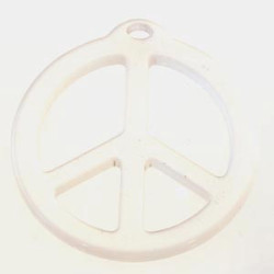 pendentif peace résine 25mm...