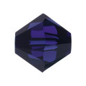 Toupie Swarovski Bleu Cobalt 4mm