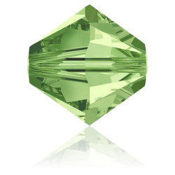 Toupie swarovski peridot 4mm