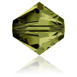 Toupie Swarovski Olivine 4mm