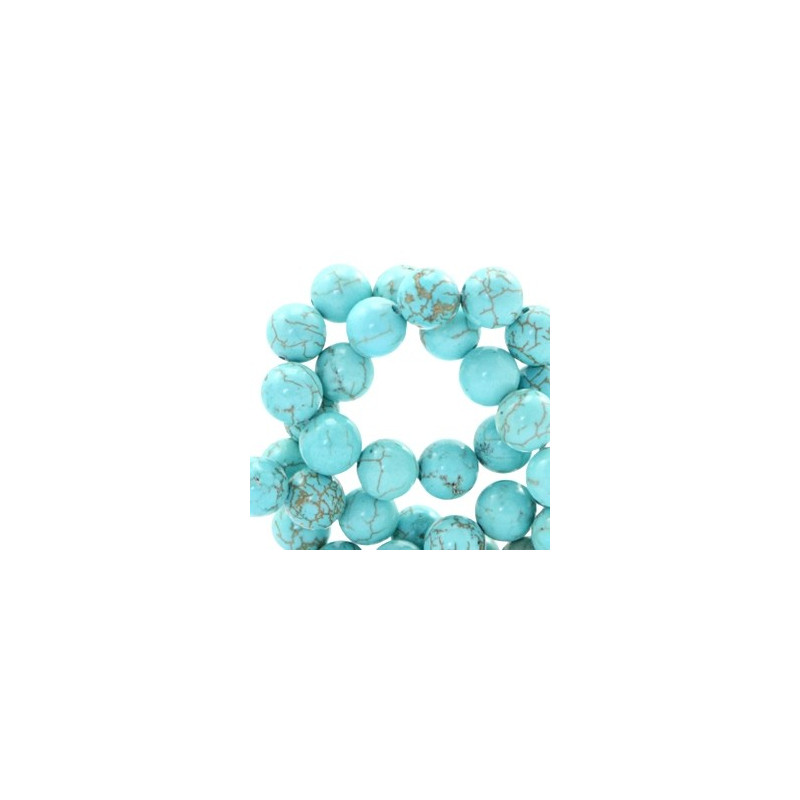 Perle Pierre  Turquoise 6mm