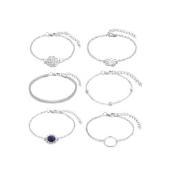 Ensemble de bracelets Argenté