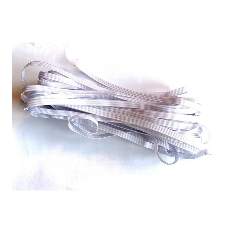 Elastique Blanc Plat 4.5mm /m