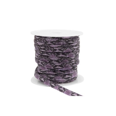 Ruban Elastique Serpent Violet Foncé /20 cm