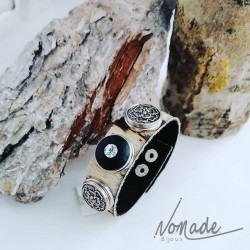 Bracelet Peau de Vache 3 Cab. by Nomade