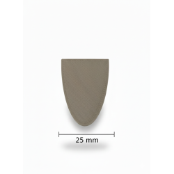Élément demi-ovale Taupe –...