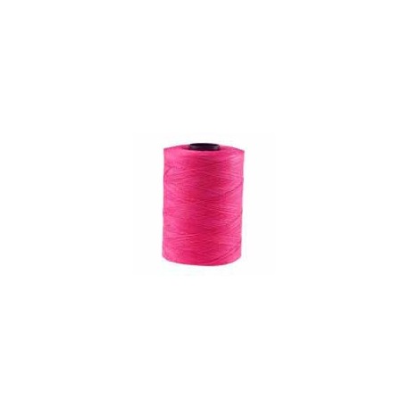 Corde cirée plate rose fushia 1mm / 1M