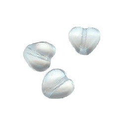 Perle coeur cristal 6mm