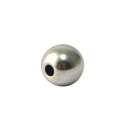 perle métal ronde 8mm
