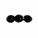 Perles Bohème 4mm Noir 8gr(+/-100 perles)