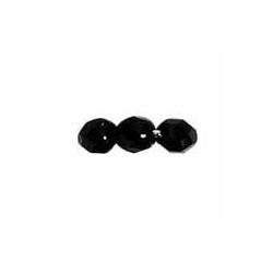 Perles Bohème 4mm Noir 8gr(+/-100 perles)