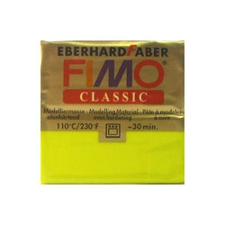 Pâte fimo classic 56gr jaune 1