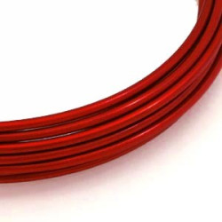 Fil aluminium rouge 2mm/ 3M