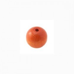 Perle en bois 8mm Orange