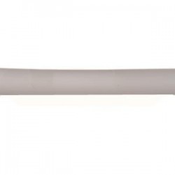Fil rond PVC creux 6.5mm Gris Clair Opaline